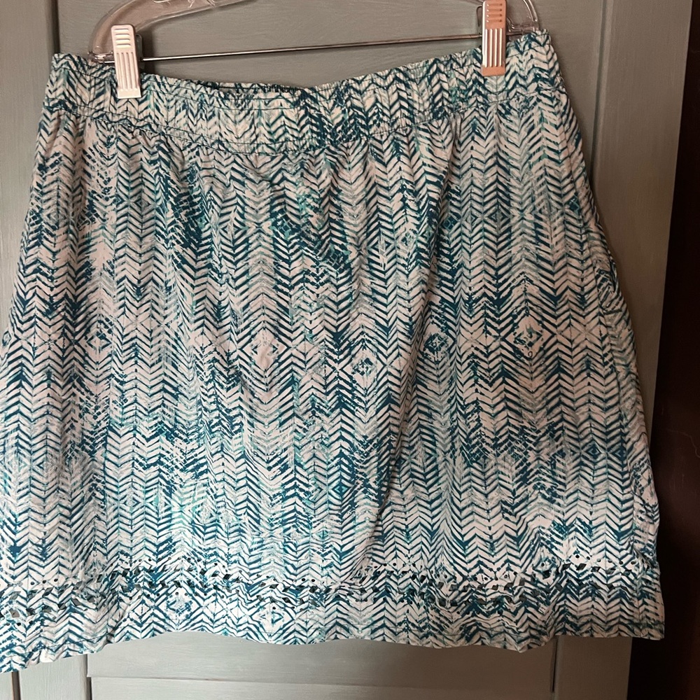 Toad & Co Women's Sunkissed Weekend Skort TealBlue Size Medium, Comfy